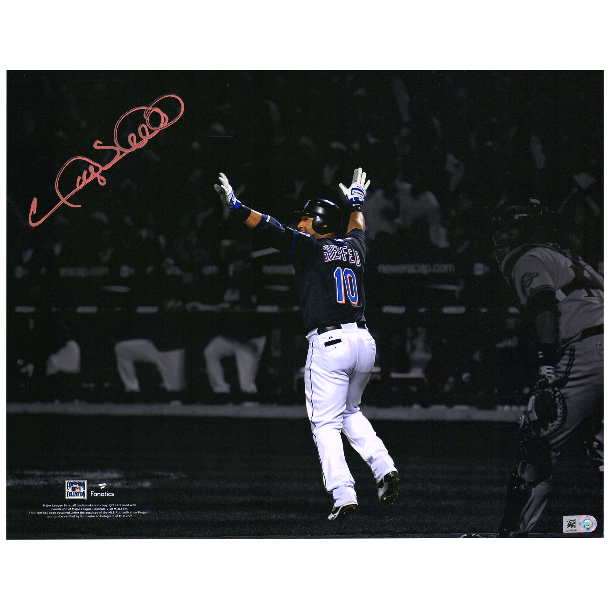 Gary Sheffield New York Mets Autographed 11″ x 14″ 500th Home Run Spotlight Photograph Gary Sheffield New York Mets Autographed 11″ x 14″ 500th Home Run Spotlight Photograph