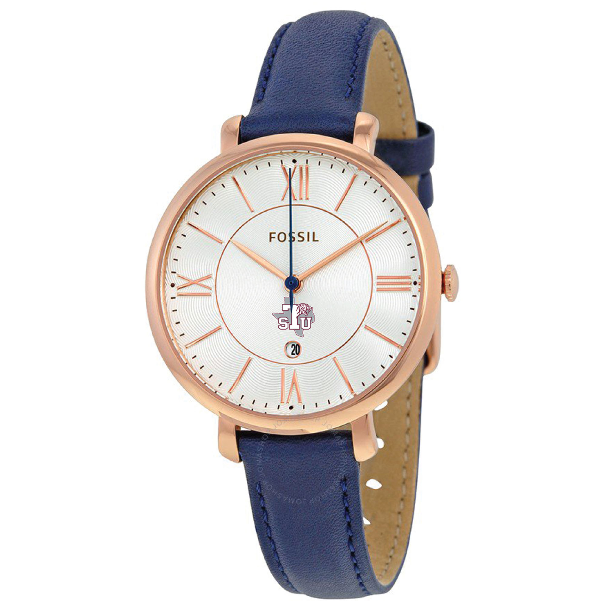 Women's Fossil Texas Southern Tigers Jacqueline Leather Watch