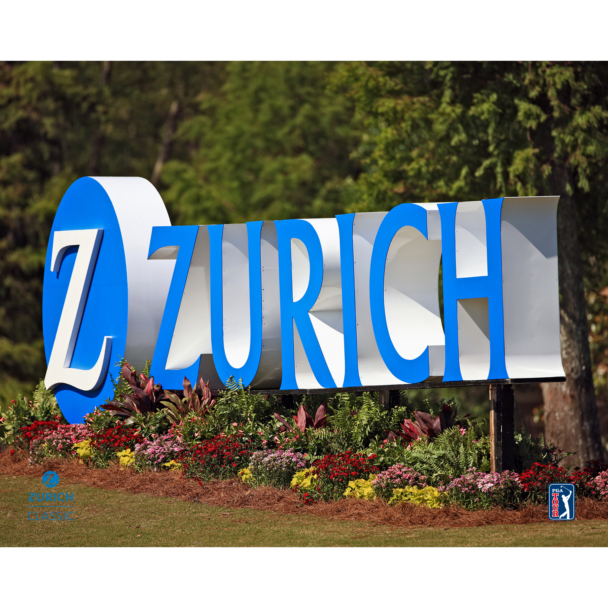 Zurich Classic of New Orleans Unsigned Signage Photograph Zurich Classic of New Orleans Unsigned Signage Photograph