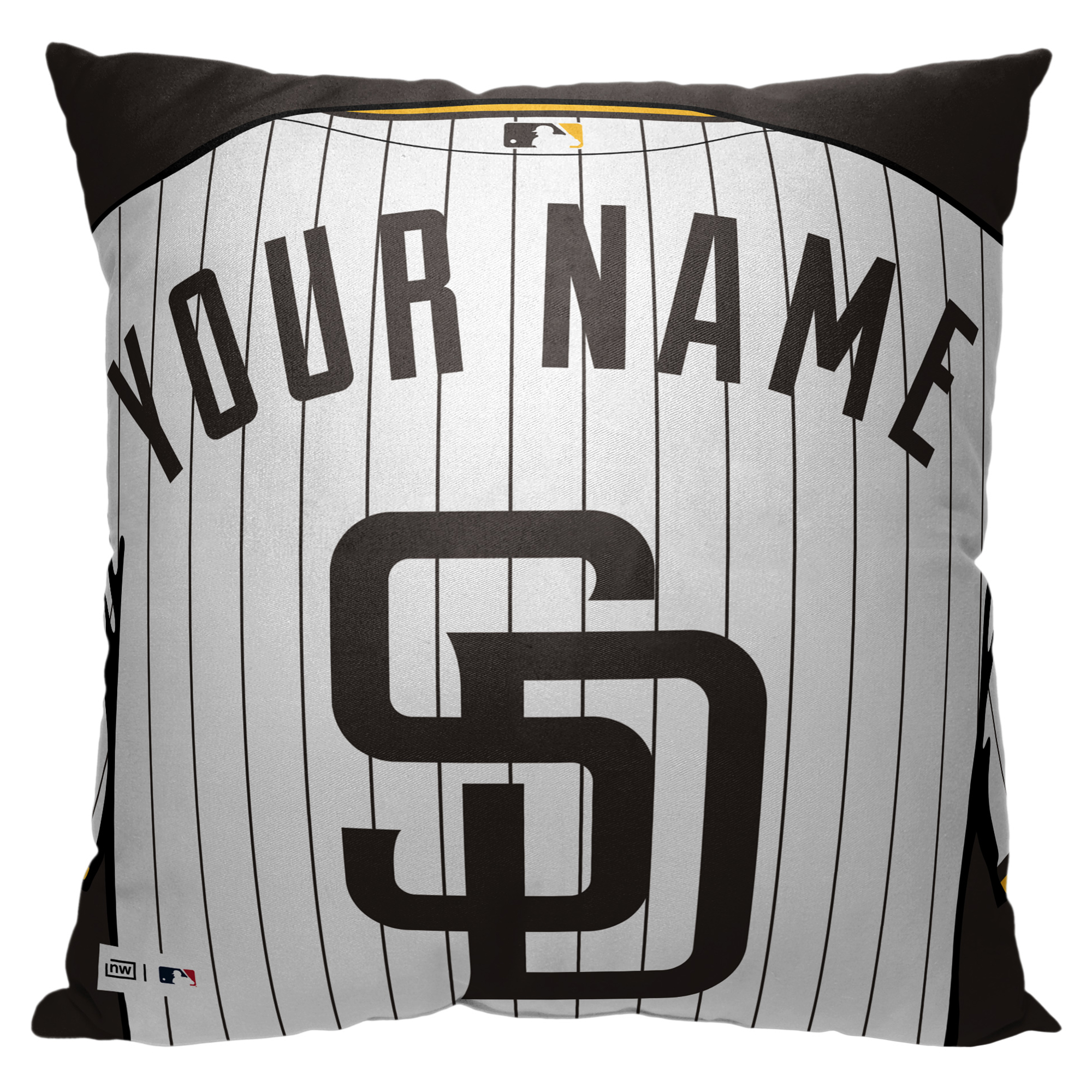 San Diego Padres 18'' x 18'' Personalized Pillow