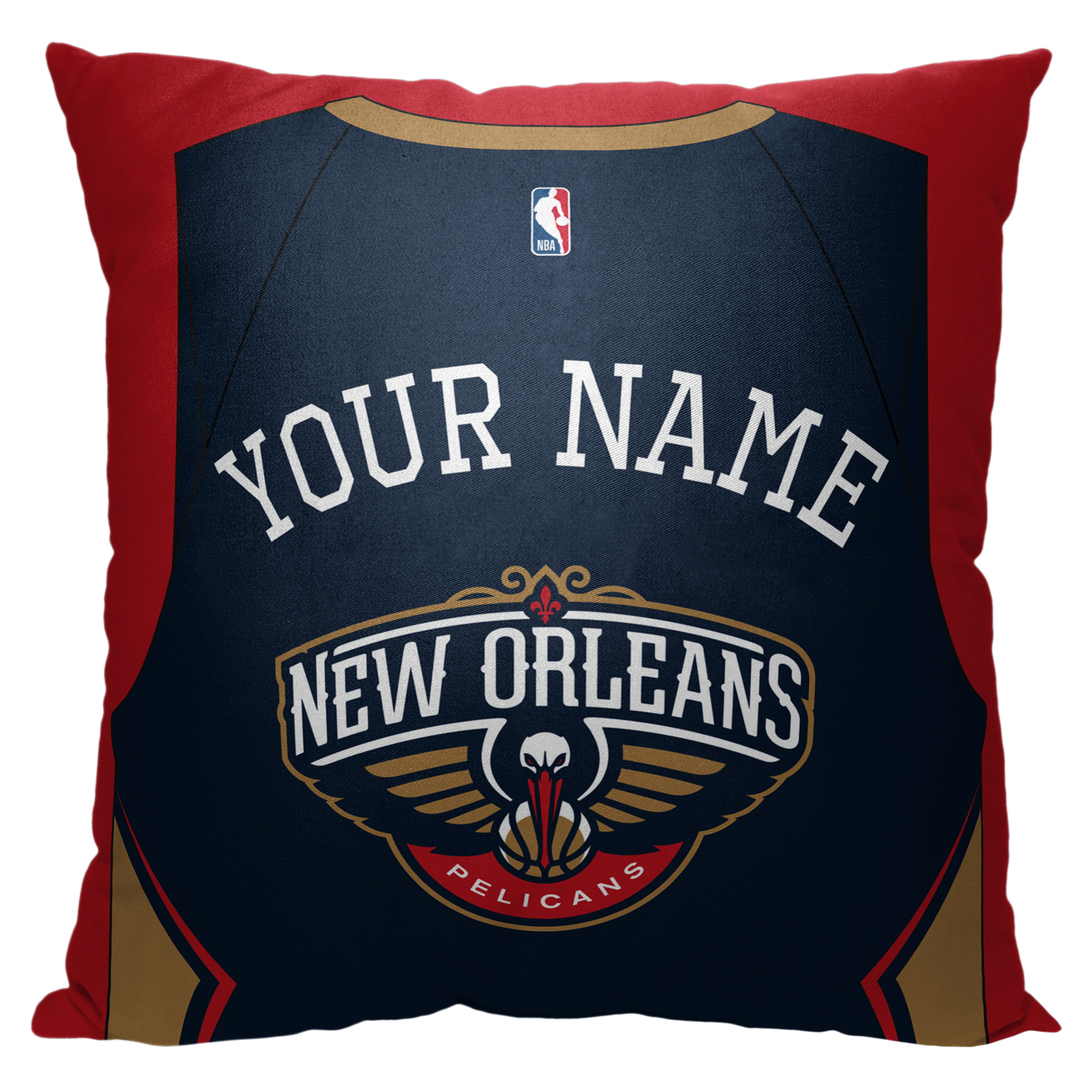New Orleans Pelicans 18'' x 18'' Personalized Pillow