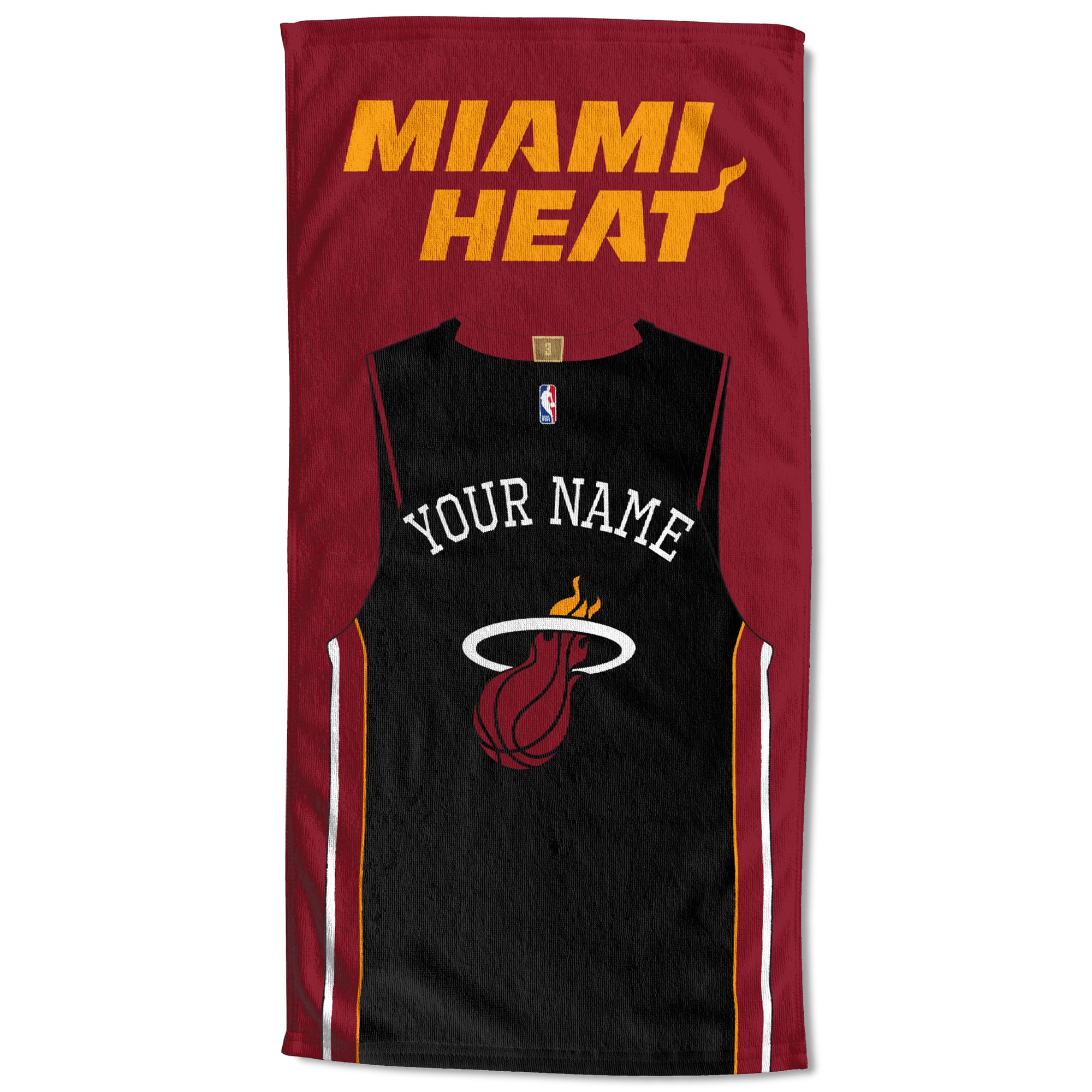 Miami Heat 30'' x 60'' Personalized Beach Towel
