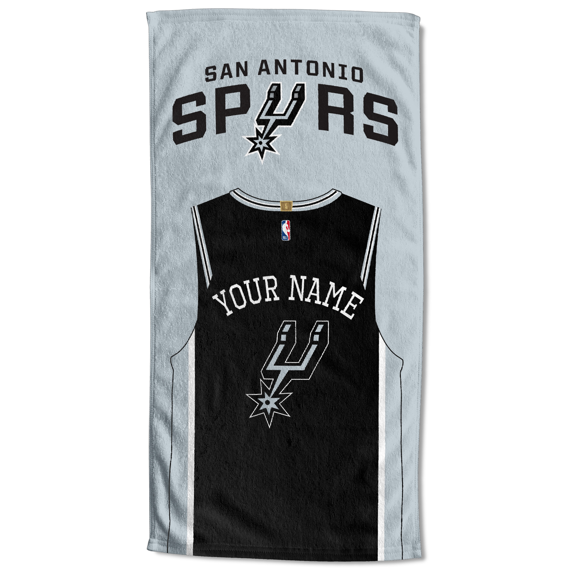San Antonio Spurs 30'' x 60'' Personalized Beach Towel