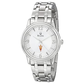 Men's Bulova  Silver Arizona State Sun Devils