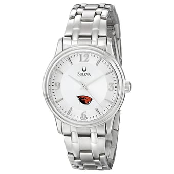 Men's Bulova  Silver Oregon State Beavers