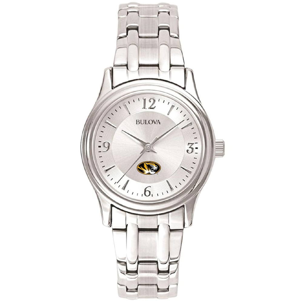 Women's Missouri Tigers Silver-Tone Dial Stainless Steel Quartz Watch