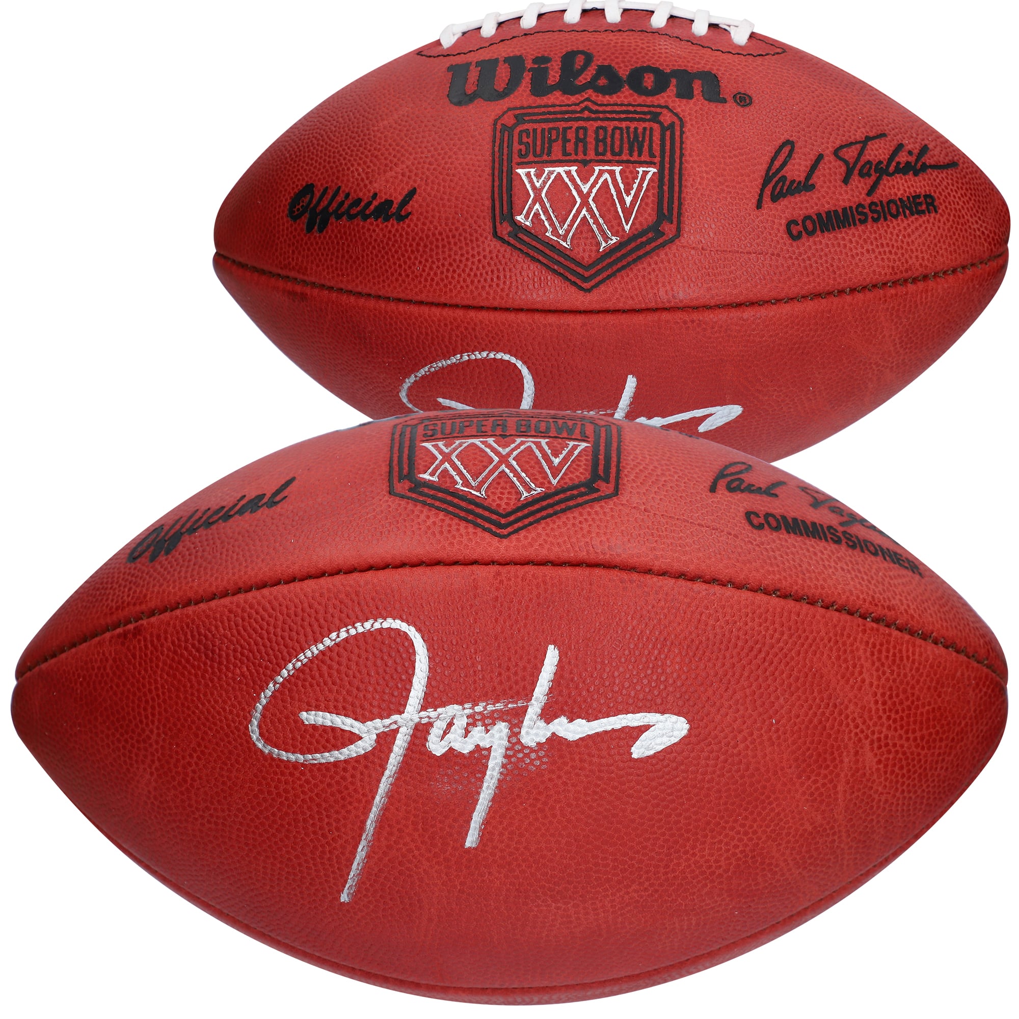 Lawrence Taylor New York Giants Autographed Wilson Super Bowl XXV Pro Football