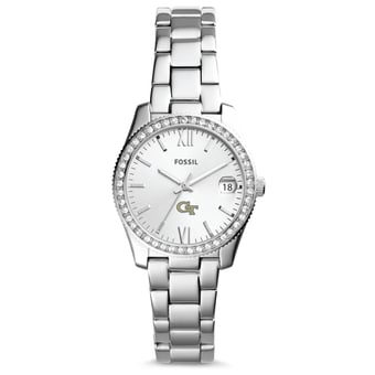 Women's Fossil Georgia Tech Yellow Jackets Scarlette Mini Three-Hand Date Watch