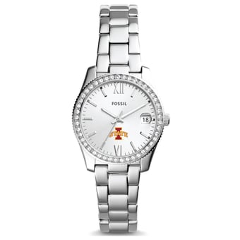 Women's Fossil Iowa State Cyclones Scarlette Mini Three-Hand Date Watch