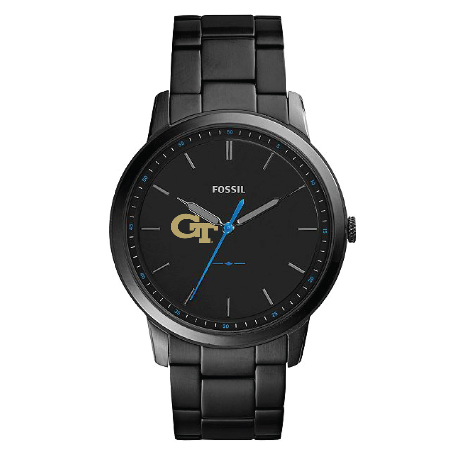 Fossil Georgia Tech Yellow Jackets The Minimalist Slim Stainless Steel Watch