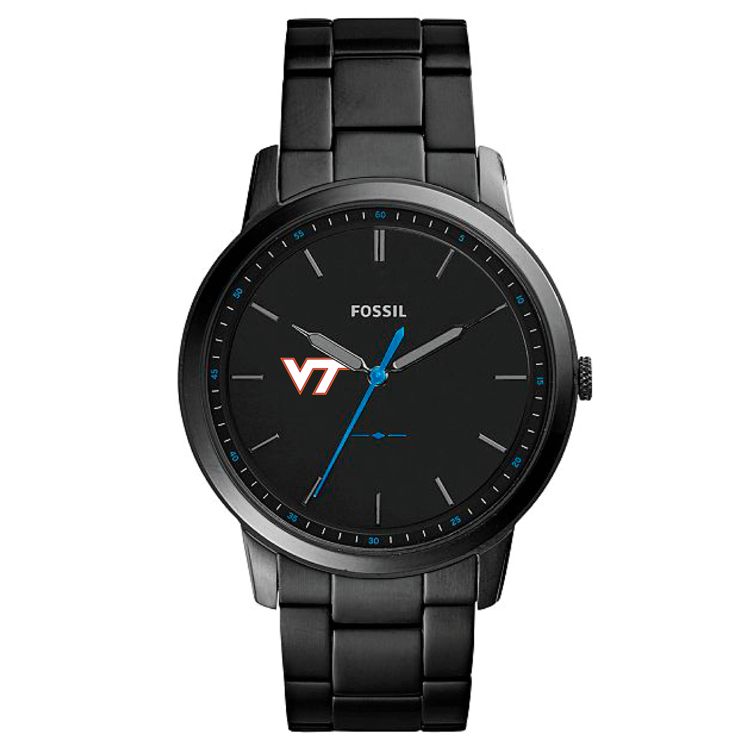 Fossil Virginia Tech Hokies The Minimalist Slim Stainless Steel Watch