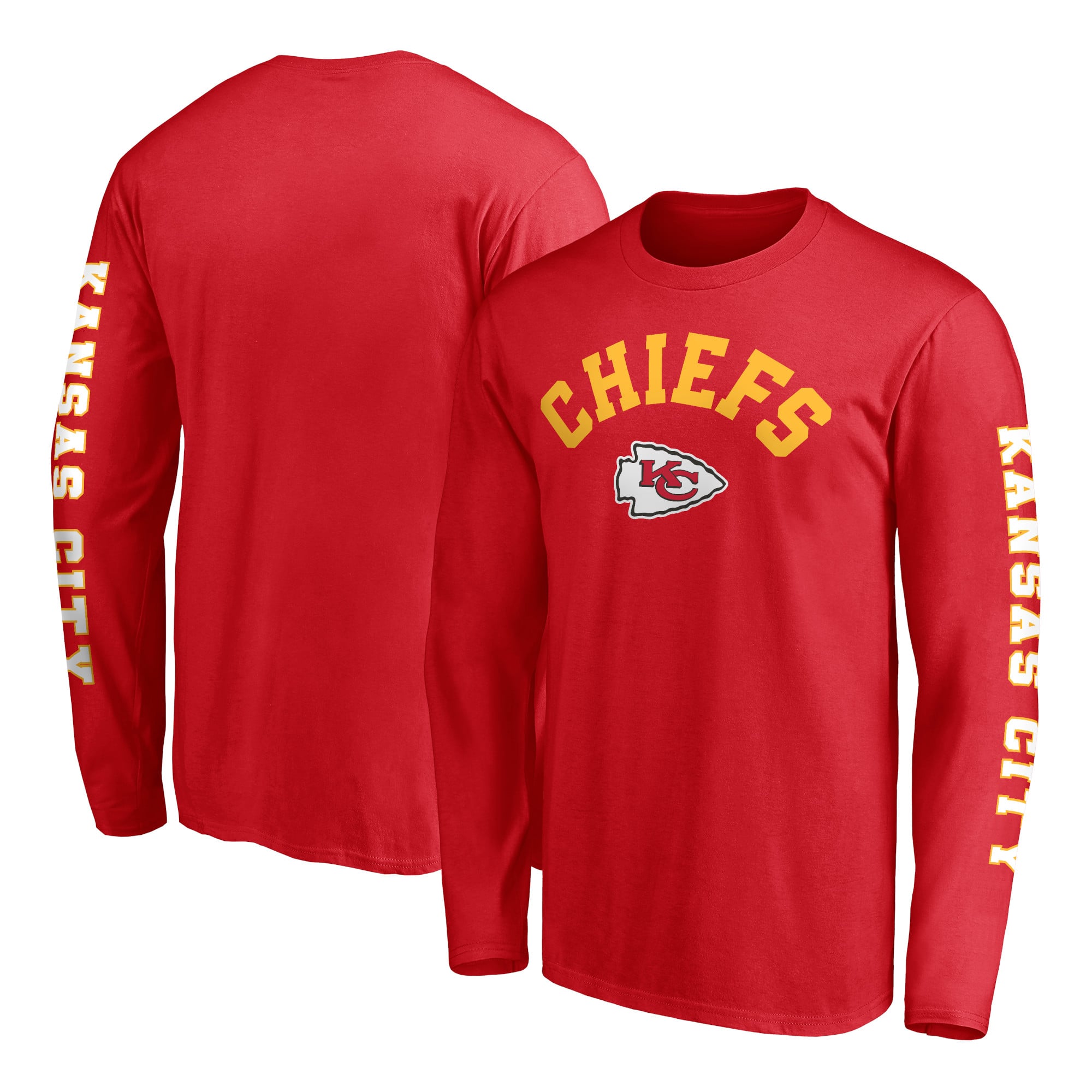 Men’s Fanatics Red Kansas City Chiefs Big & Tall City Long Sleeve T-Shirt Men’s Fanatics Red Kansas City Chiefs Big & Tall City Long Sleeve T-Shirt