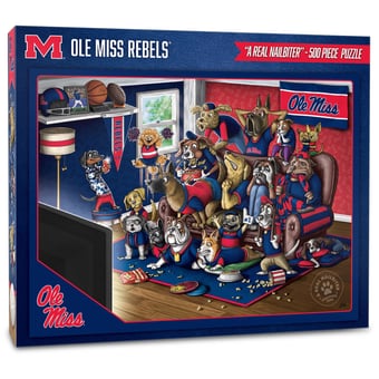 Fanpoint Ole Miss Rebels Purebred Fans 18'' x 24'' A Real Nailbiter 500-Piece Puzzle