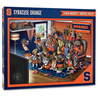 Fanpoint Syracuse Orange Purebred Fans 18'' x 24'' A Real Nailbiter 500-Piece Puzzle