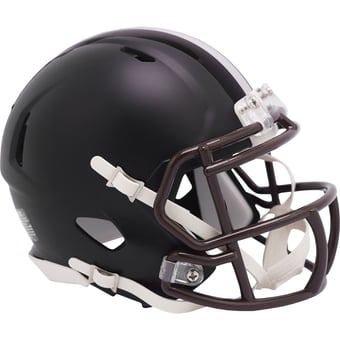 Riddell Cleveland Browns Unsigned Flat Black Alternate Speed Mini Football Helmet