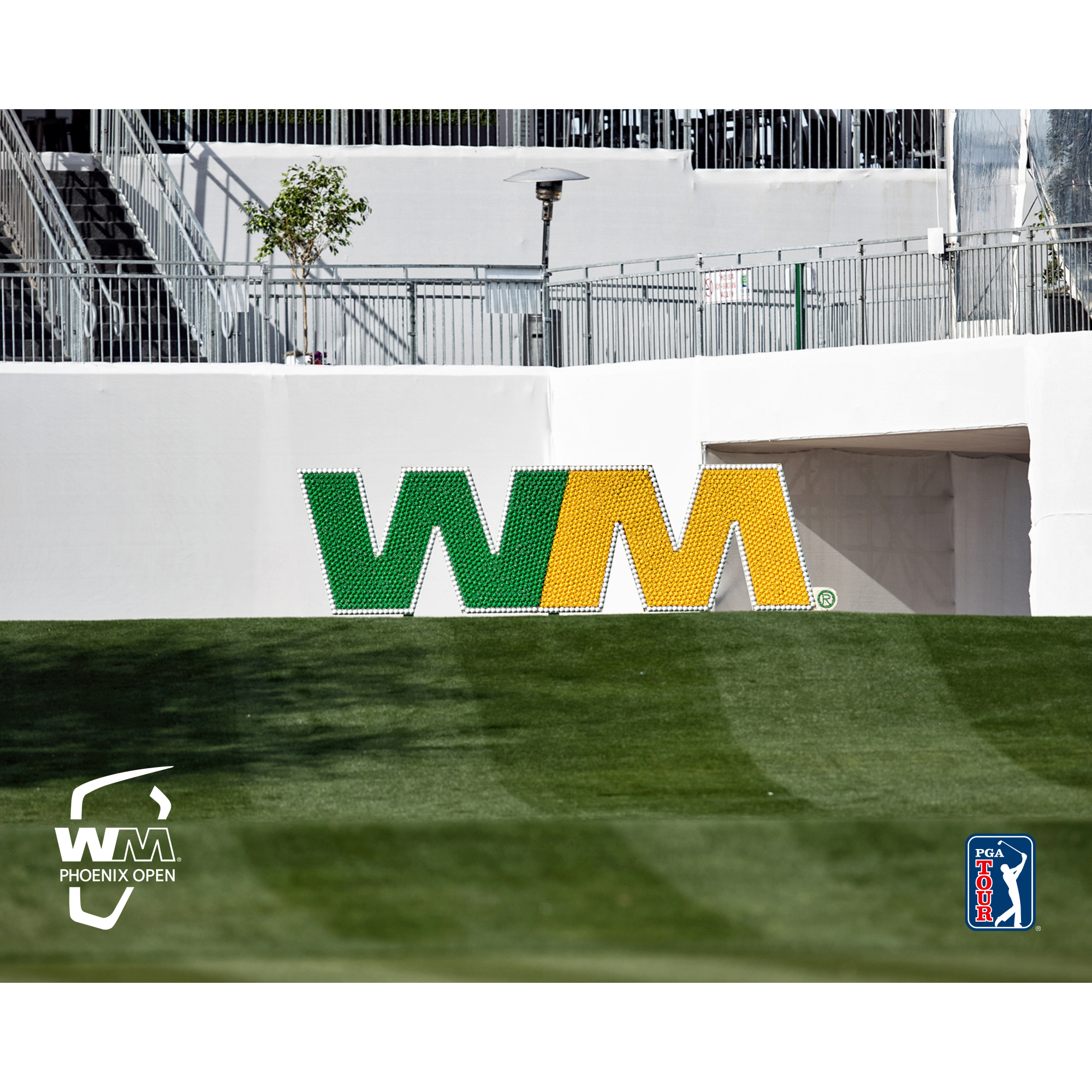 Waste Management Phoenix Open Unsigned Signage Photograph Waste Management Phoenix Open Unsigned Signage Photograph