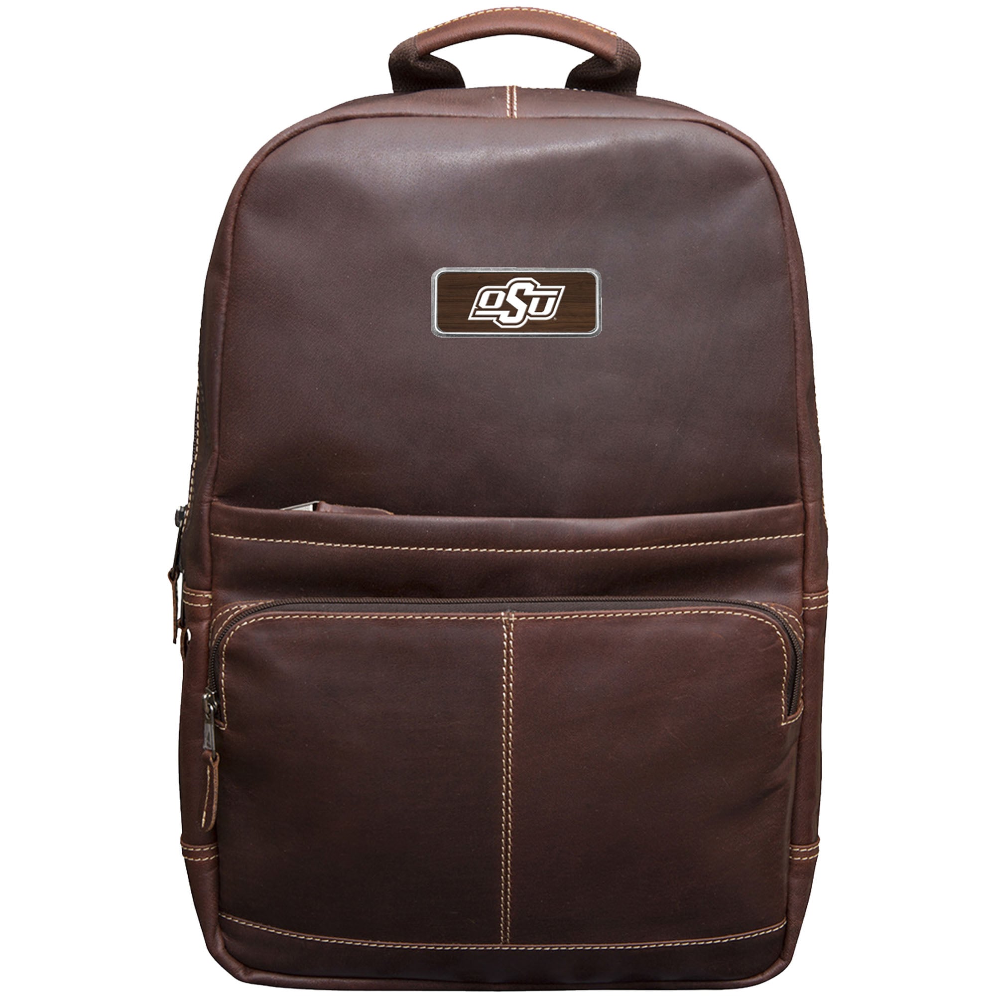 Brown Oklahoma State Cowboys Logo Plate Kannah Canyon Backpack