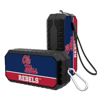 Ole Miss Rebels Primary Logo End Zone Water Resistant Bluetooth Speaker