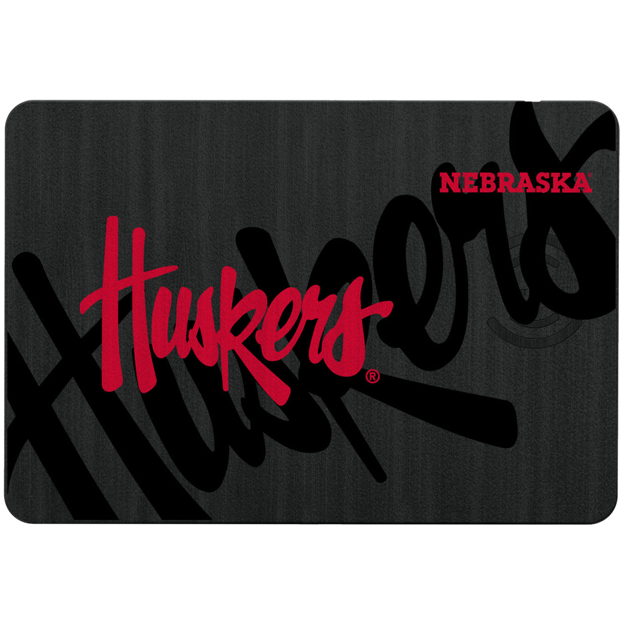 Keyscaper Nebraska Huskers 15W Fast Wireless Charger and Mouse Pad