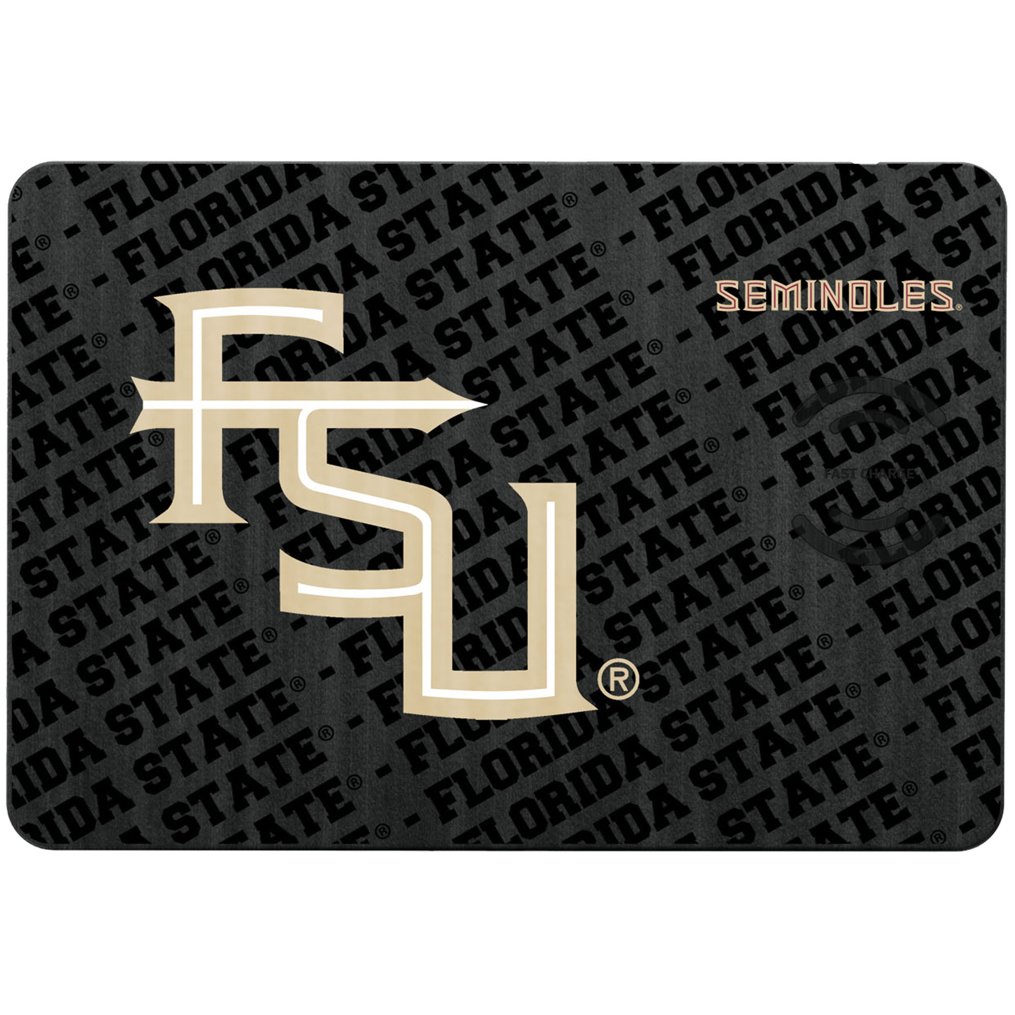 Keyscaper Florida State Seminoles 15W Fast Wireless Charger and Mouse Pad