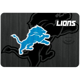 Keyscaper Detroit Lions 15W Fast Wireless Charger and Mouse Pad