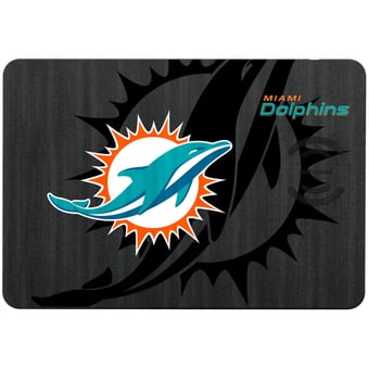 Keyscaper Miami Dolphins 15W Fast Wireless Charger and Mouse Pad