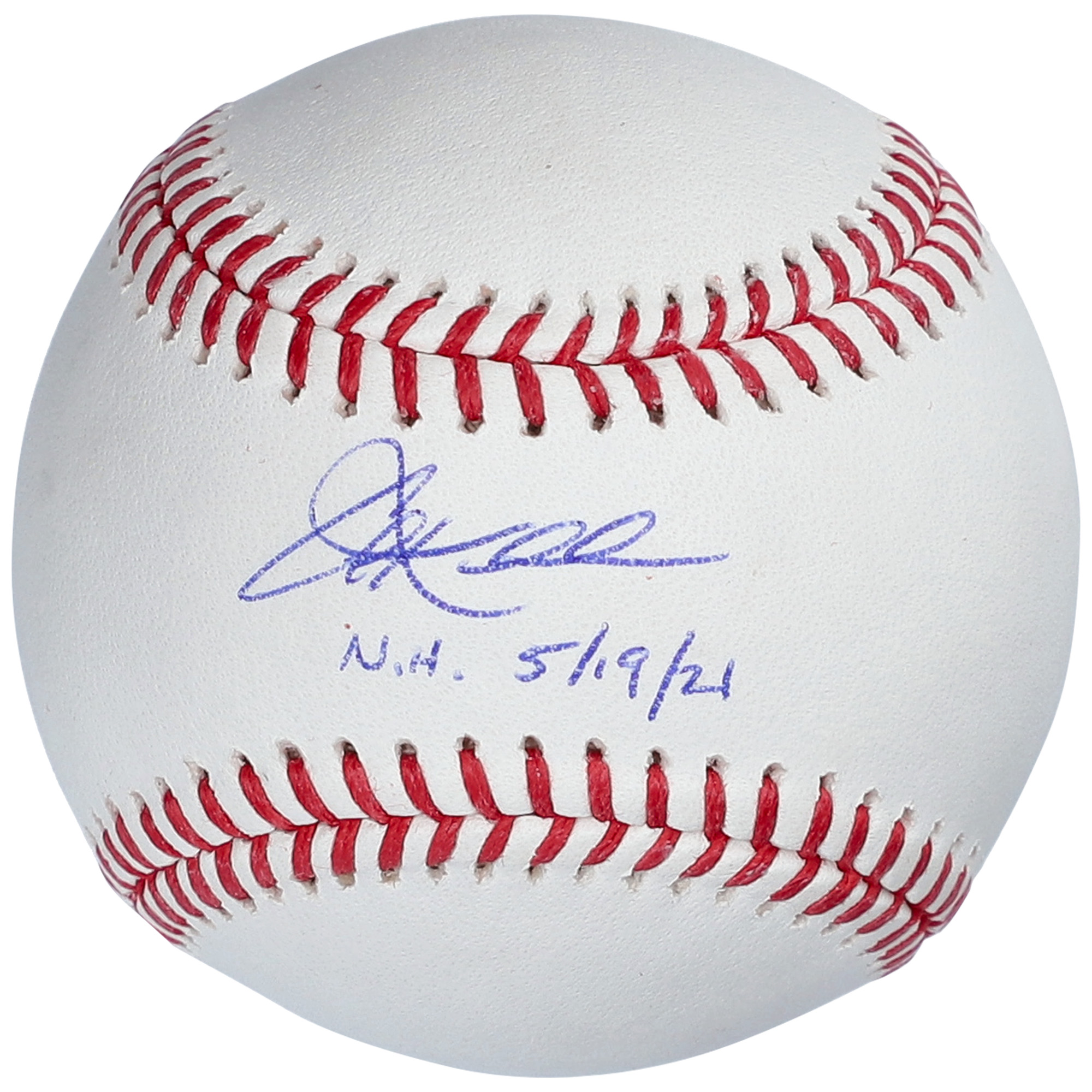 Corey Kluber New York Yankees Autographed Baseball with "N.H. 5/19/21" Inscription