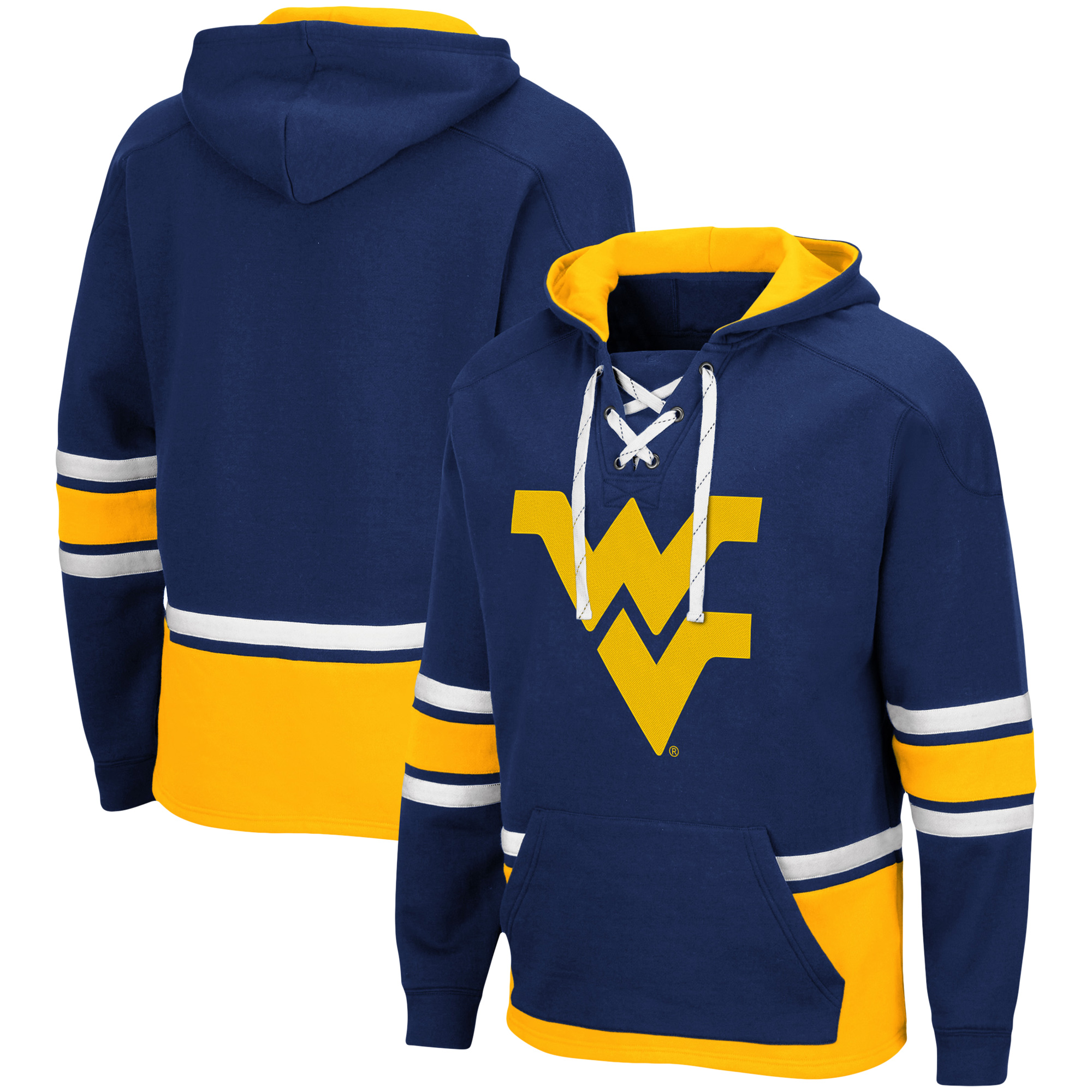 Men’s Colosseum Navy West Virginia Mountaineers Lace Up 3.0 Pullover Hoodie Men’s Colosseum Navy West Virginia Mountaineers Lace Up 3.0 Pullover Hoodie