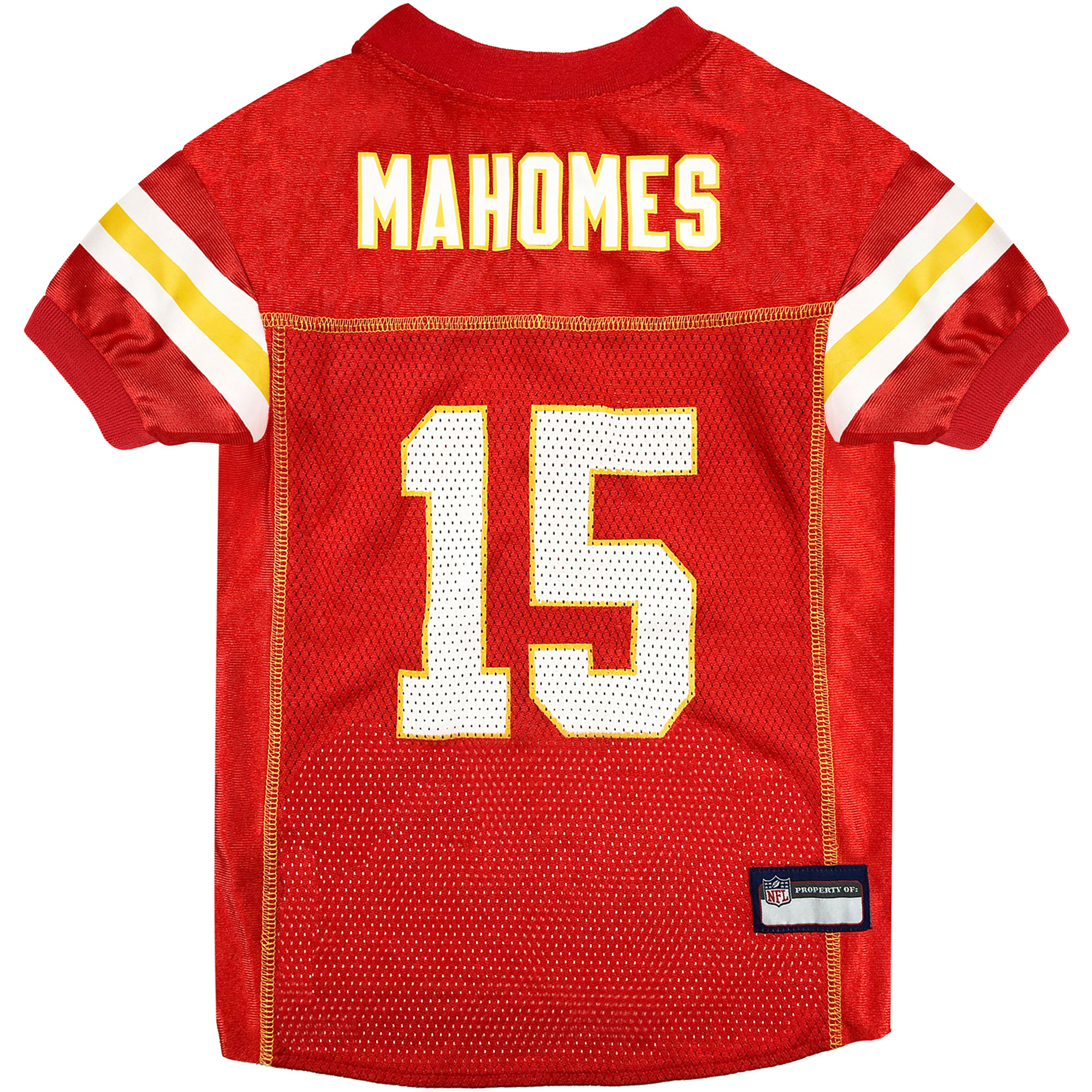 Patrick Mahomes Kansas City Chiefs Mesh Pet Jersey