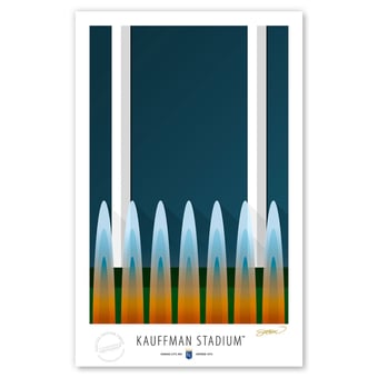Kansas City Royals 17'' x 26'' Stadium Limited Edition Fine Art Print