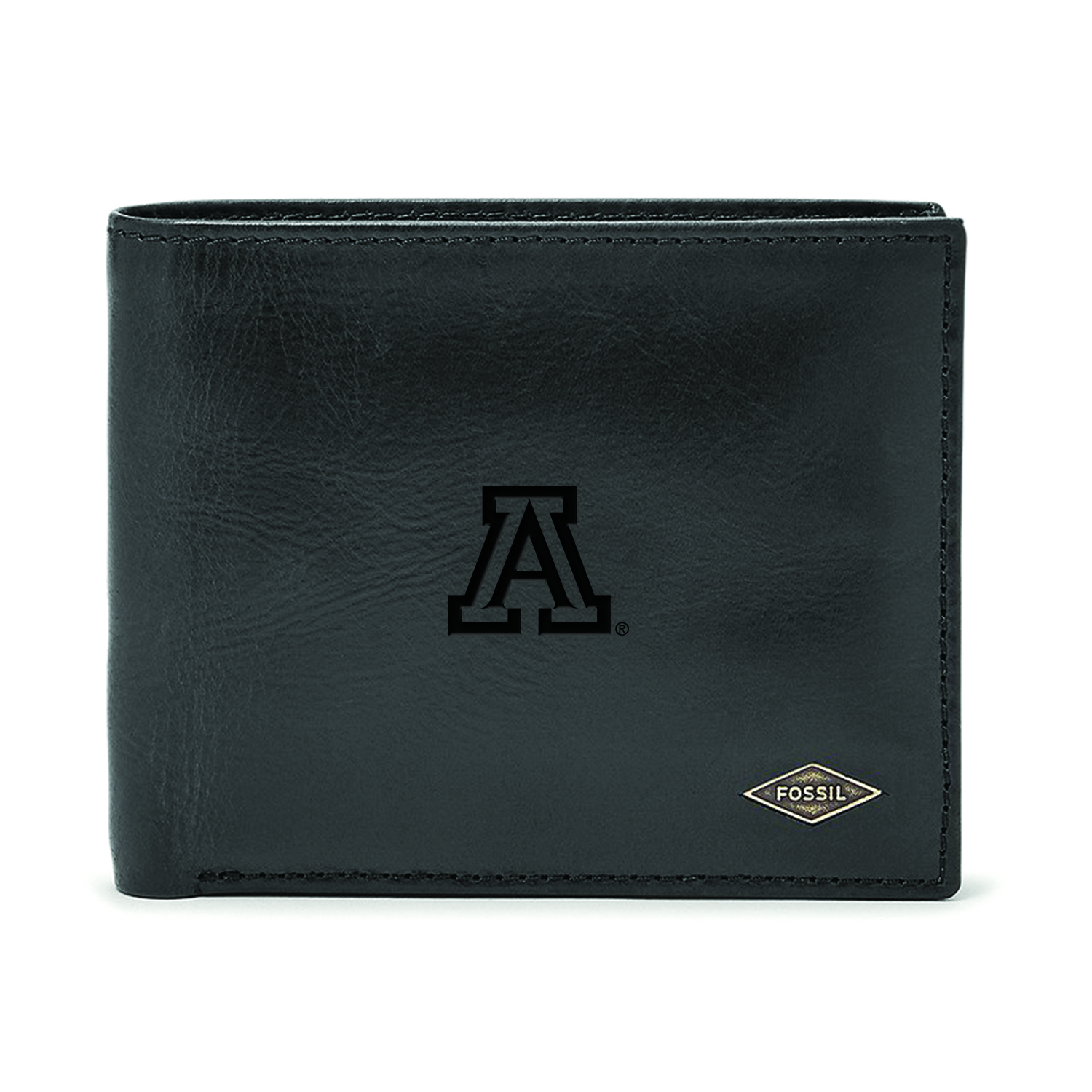 Men's Fossil Black Arizona Wildcats Ryan RFID Passcase