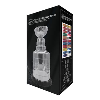 Woodrow NHL 14'' Replica NHL Stanley Cup with Multi-Team Stickers