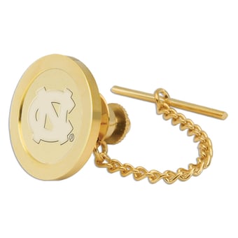 North Carolina Tar Heels Gold Tie Tack Lapel Pin