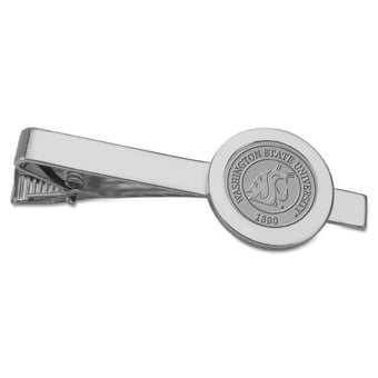 Washington State Cougars Silver Tie Bar