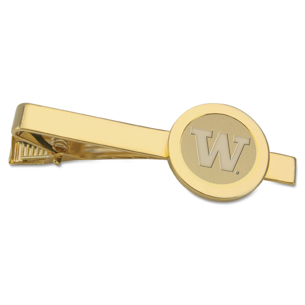 Washington Huskies Gold Tie Bar