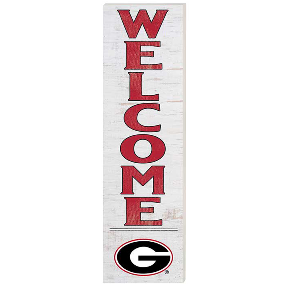 Georgia Bulldogs 10'' x 35'' Indoor/Outdoor Welcome Sign