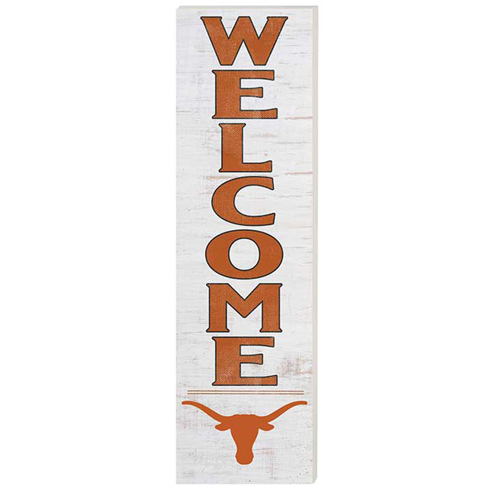 Texas Longhorns 10'' x 35'' Indoor/Outdoor Welcome Sign
