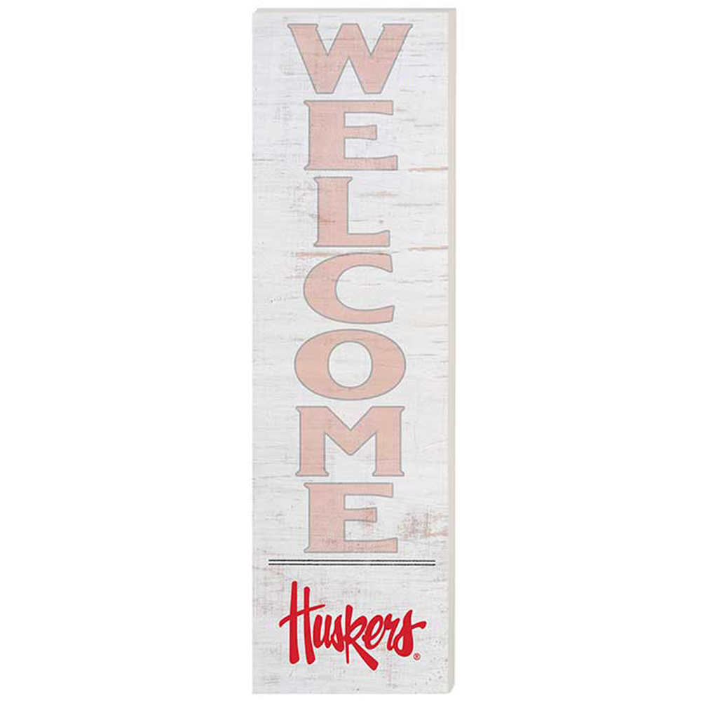 Nebraska Huskers 10'' x 35'' Indoor/Outdoor Welcome Sign