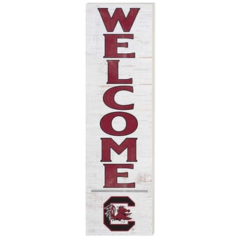 South Carolina Gamecocks 10'' x 35'' Indoor/Outdoor Welcome Sign