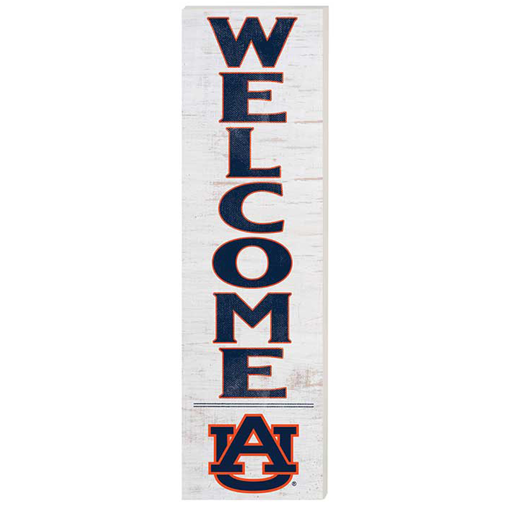Auburn Tigers 10'' x 35'' Indoor/Outdoor Welcome Sign
