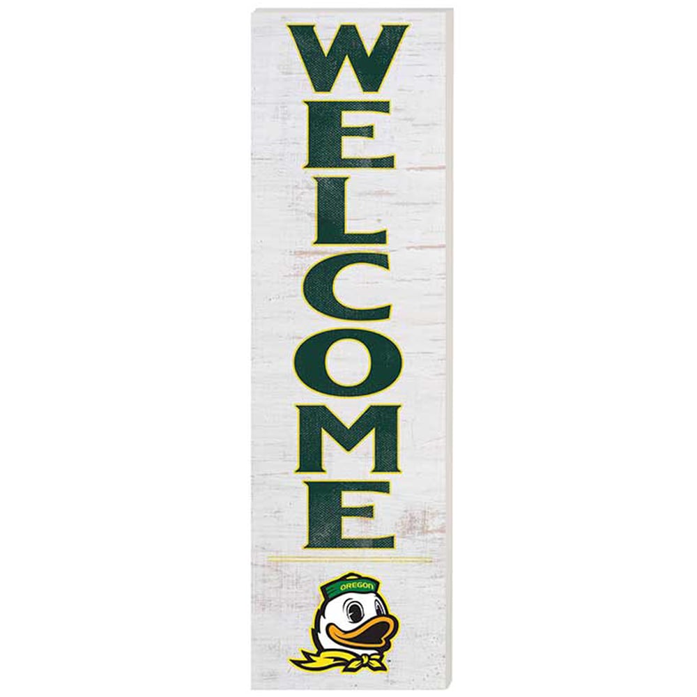 Oregon Ducks 10'' x 35'' Indoor/Outdoor Welcome Sign