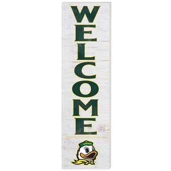 Oregon Ducks 10'' x 35'' Indoor/Outdoor Welcome Sign