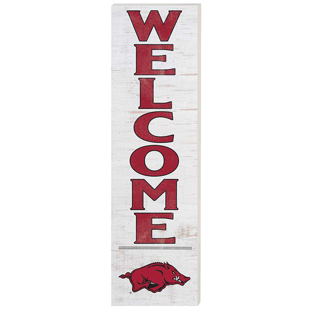 Arkansas Razorbacks 10'' x 35'' Indoor/Outdoor Welcome Sign