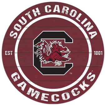South Carolina Gamecocks 20'' x 20'' Indoor/Outdoor Circle Sign