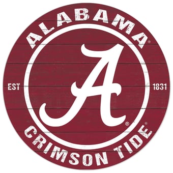 Alabama Crimson Tide 20'' x 20'' Indoor/Outdoor Circle Sign