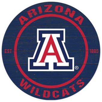 Arizona Wildcats 20'' x 20'' Indoor/Outdoor Circle Sign