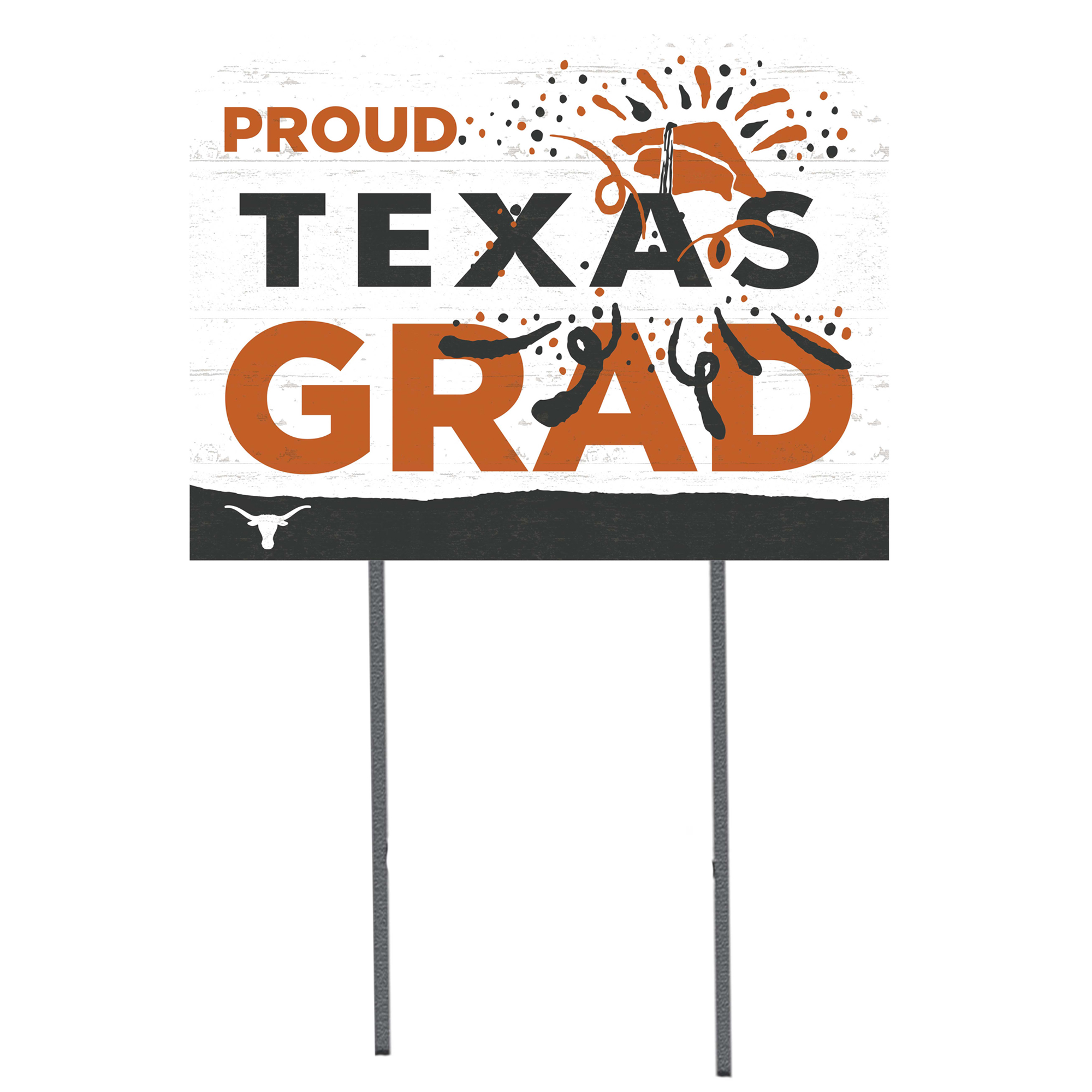 Texas Longhorns 18'' x 24'' Proud Grad Yard Sign