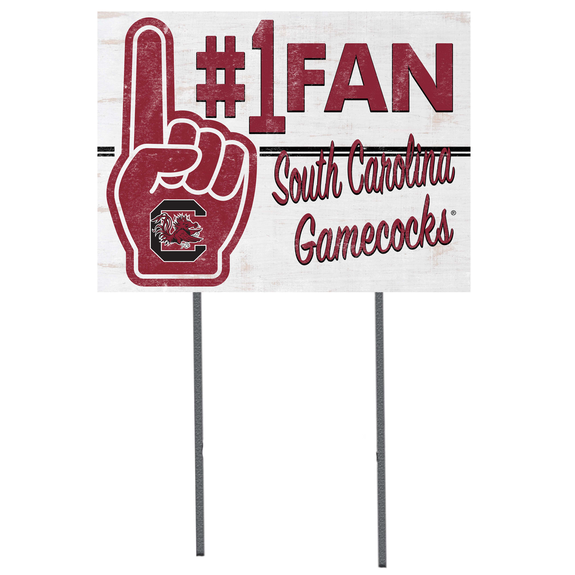 South Carolina Gamecocks 18'' x 24'' #1 Fan Yard Sign