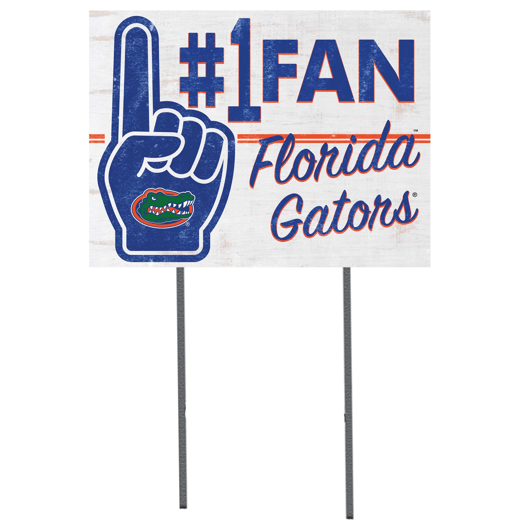 Florida Gators 18'' x 24'' #1 Fan Yard Sign