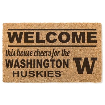 Washington Huskies 18" x 30" Welcome Doormat
